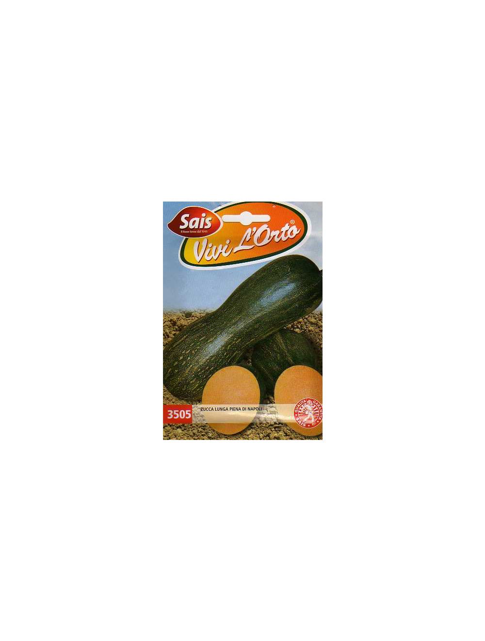 Calabaza larga llena de Nápoles