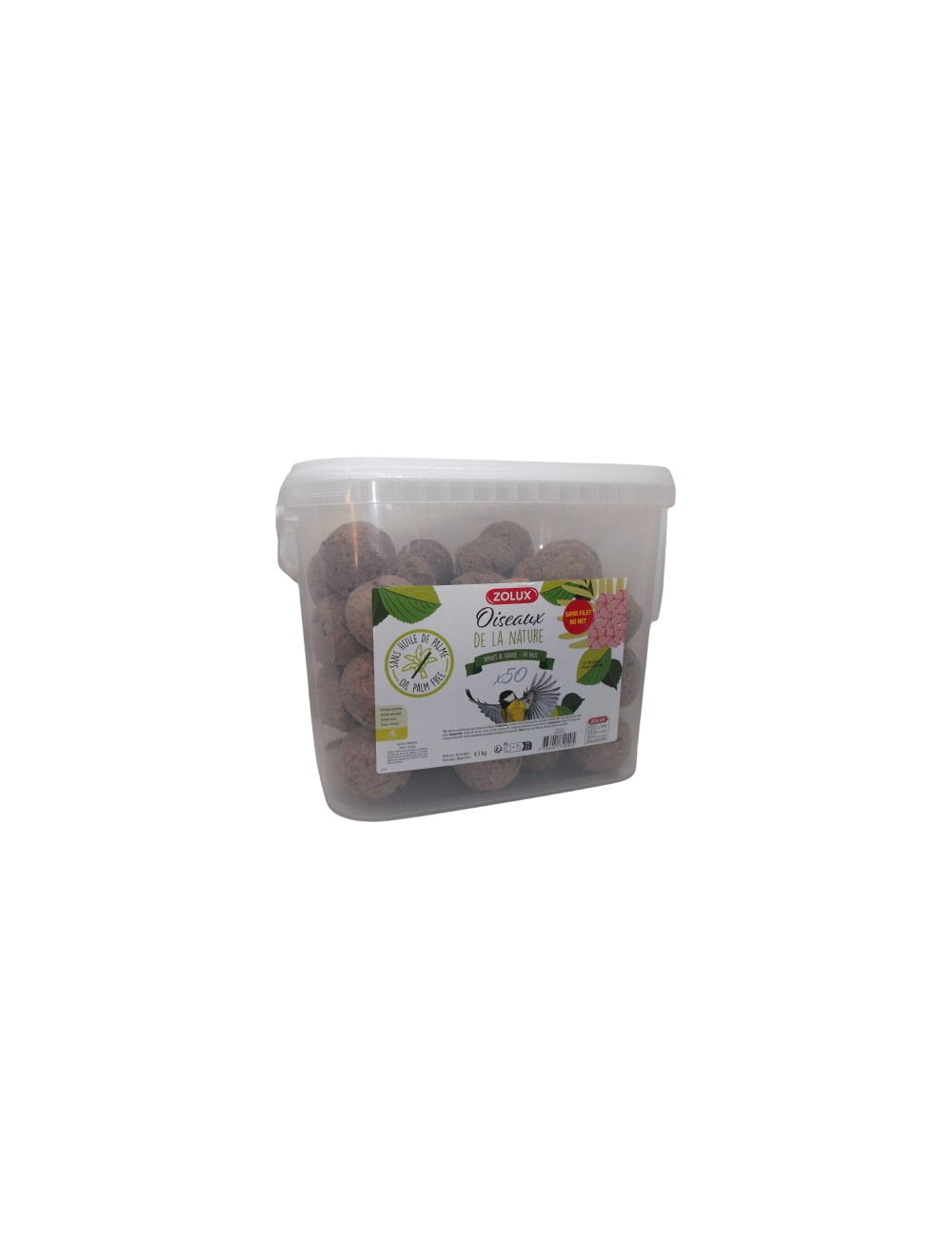 Bolas de grasa para pájaros