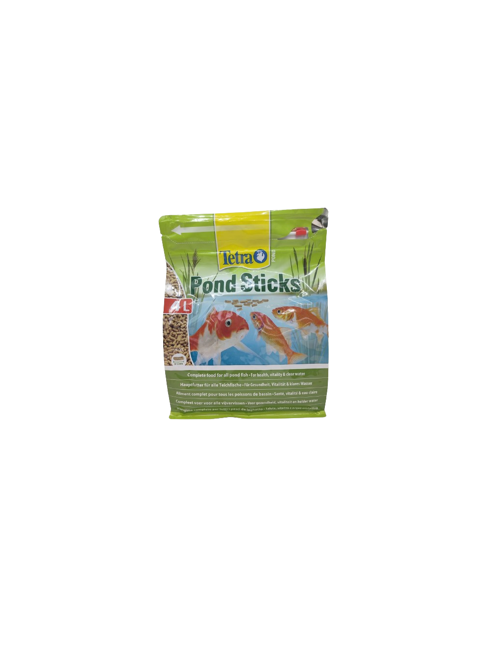 tetra pond sticks 4 litros peces koi y de estanque