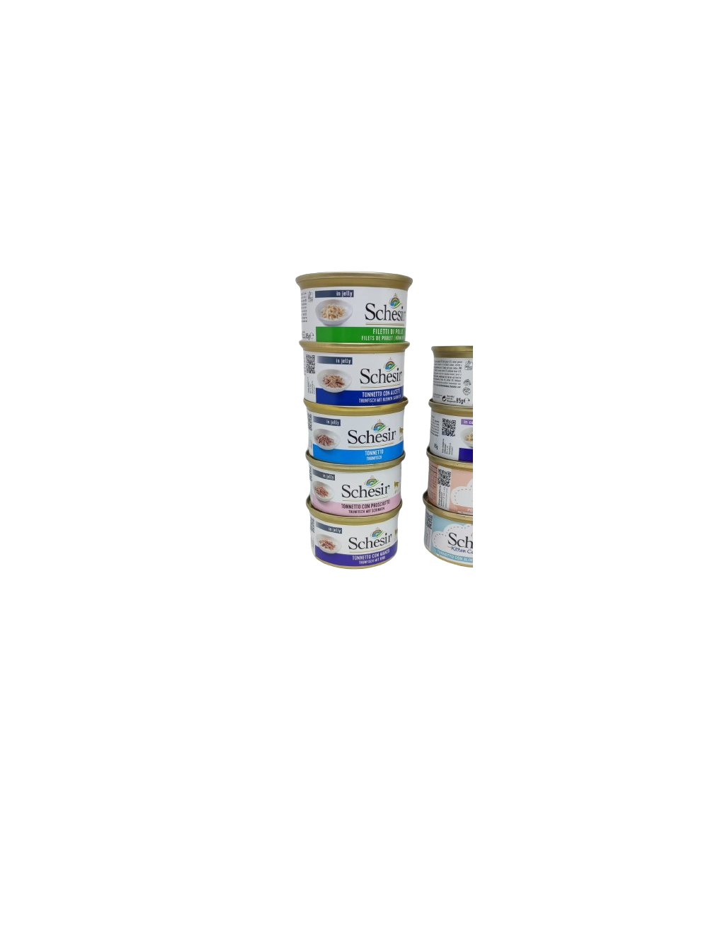 Schesir UMIDO para gatos 85 gr - varios sabores