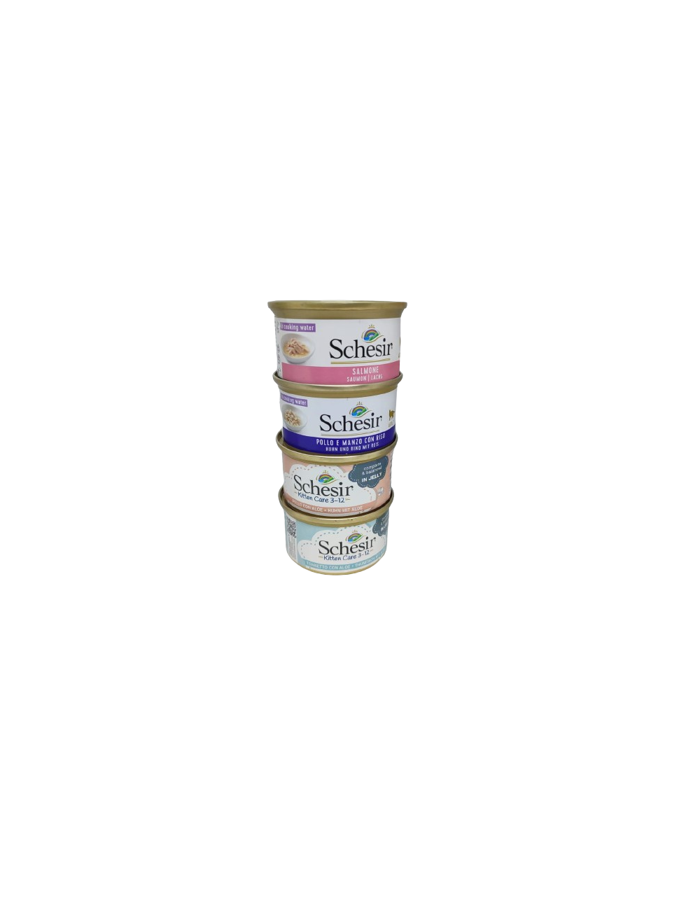 Schesir UMIDO para gatos 85 gr - varios sabores