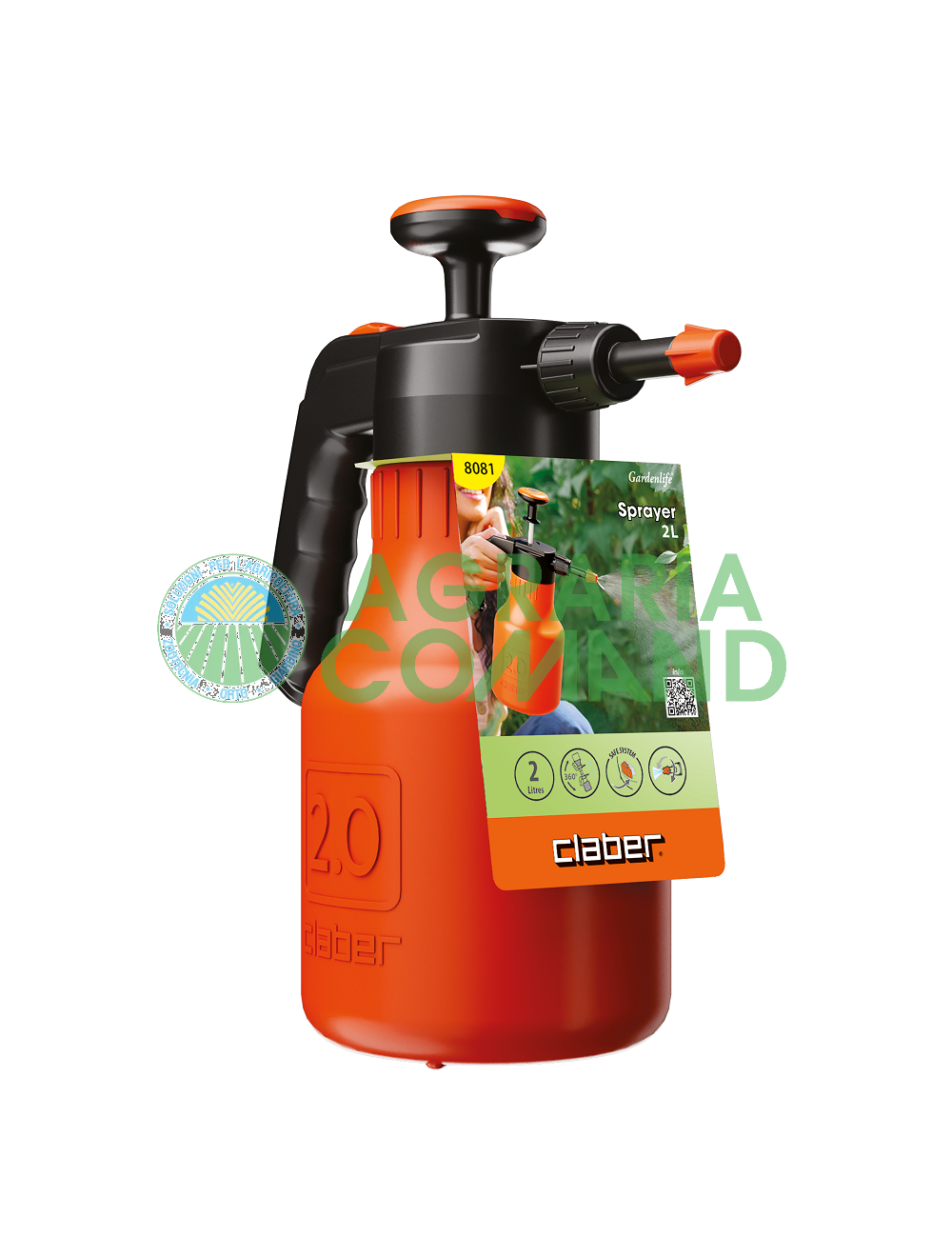 Bomba de compresión Claber 8081