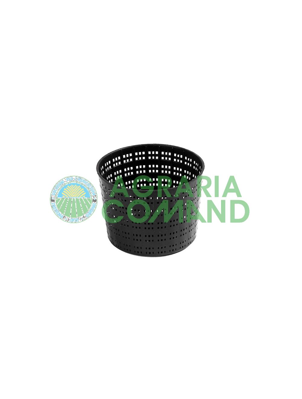 Cesta redonda perforada de 13 cm.