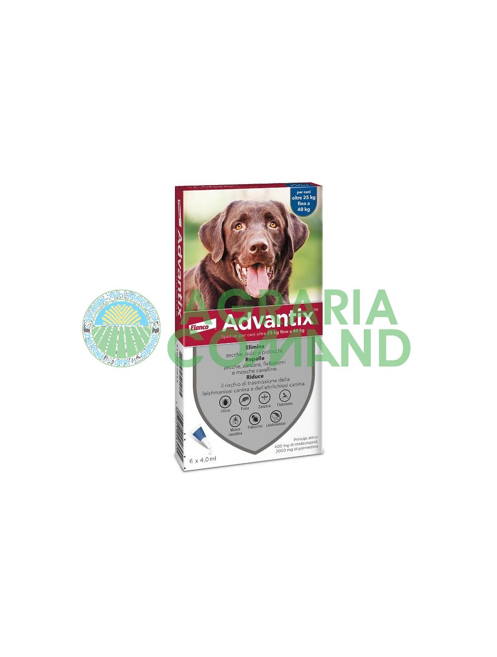 Advantix perro viales 40 kg