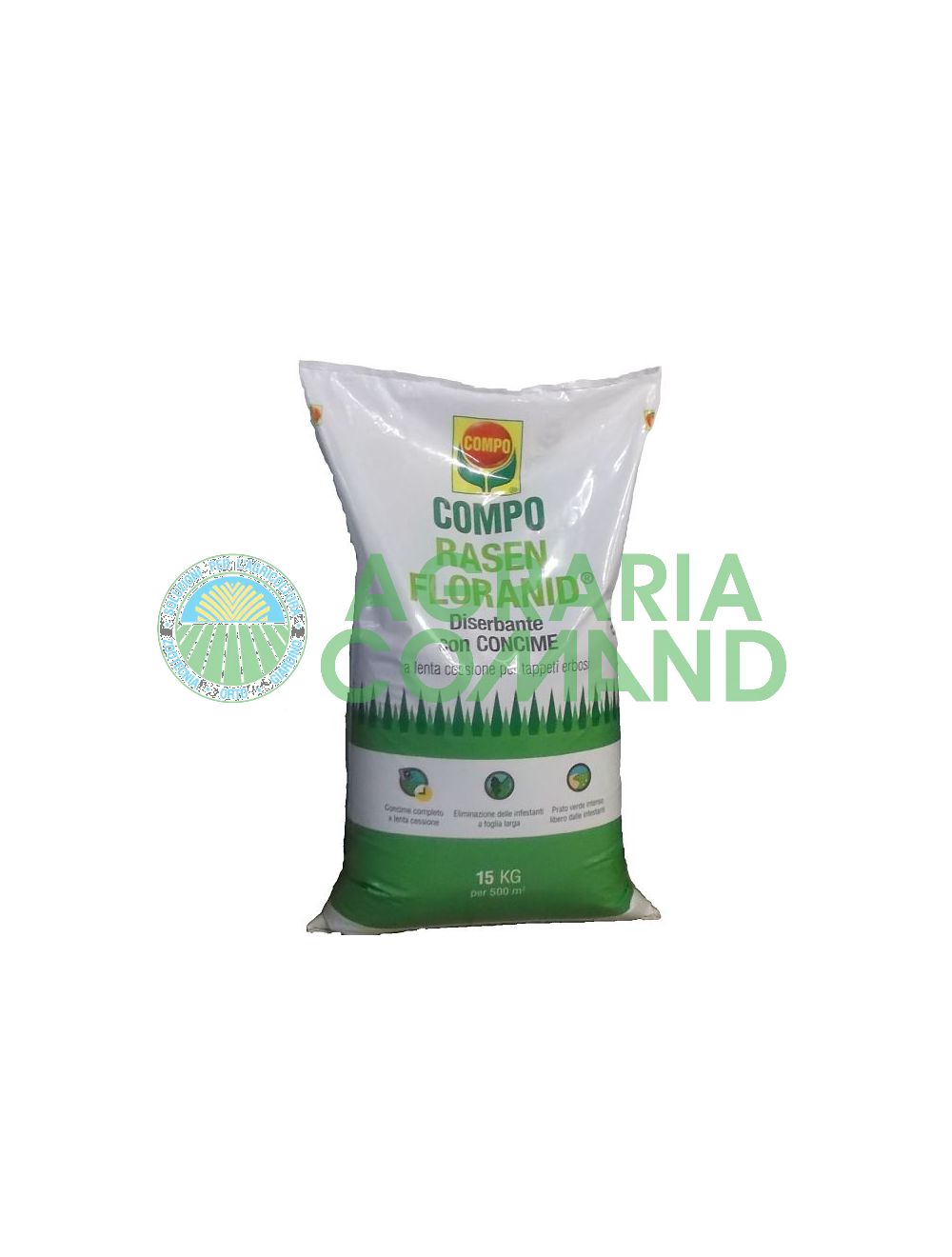 Abono Compo con herbicida 15 kg