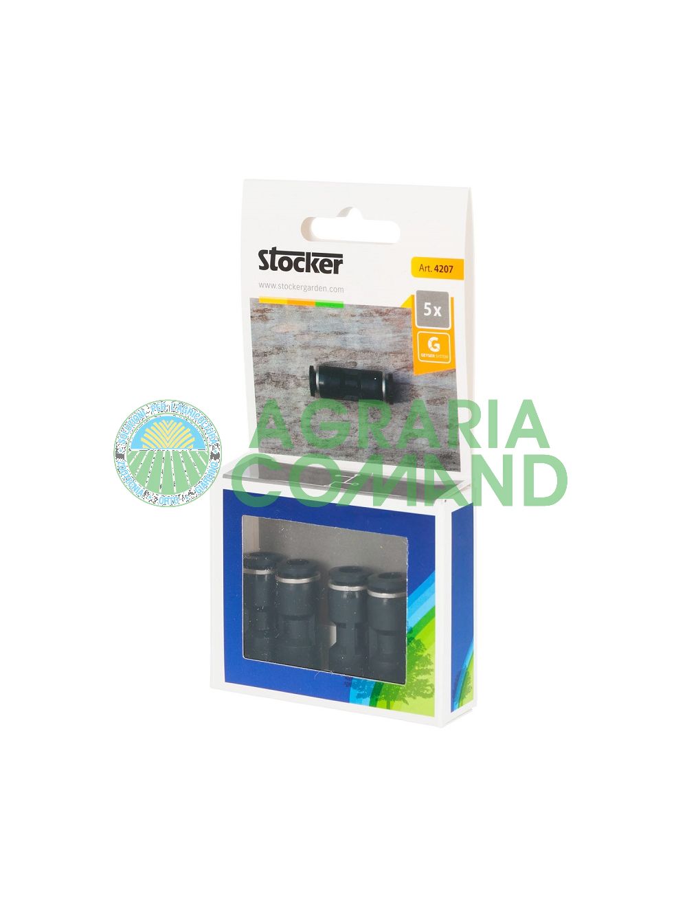 Paquete Géiser racor recto 4207