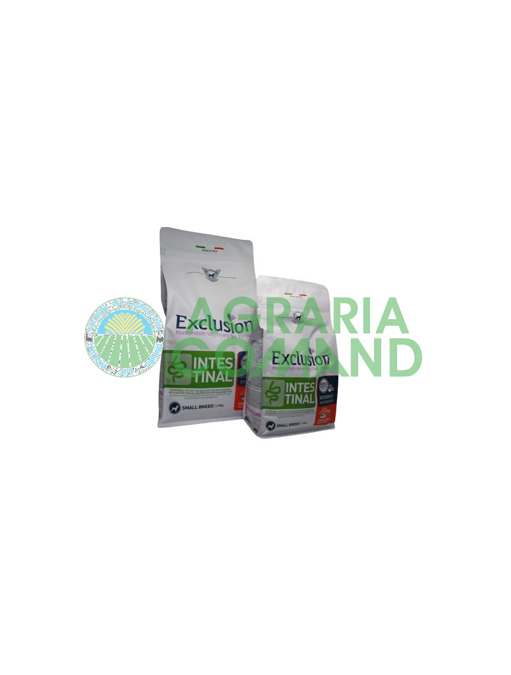Exclusión croquetas Intestinal Perro pequeño tamaño