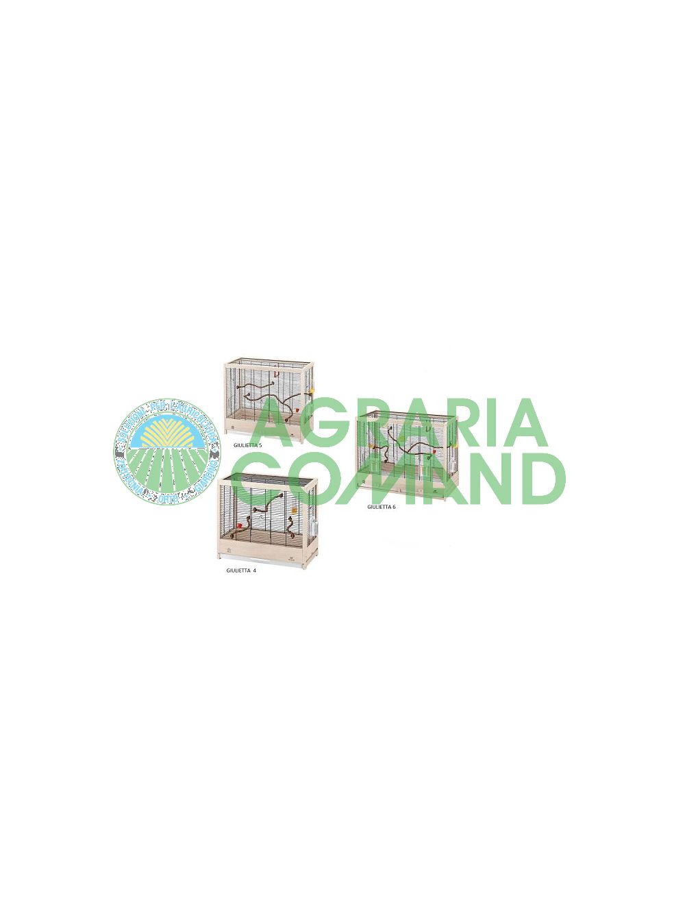 Jaulas Giulietta 4 5 6 con marco de madera Jaulas Giulietta 4 5 6 con marco de madera