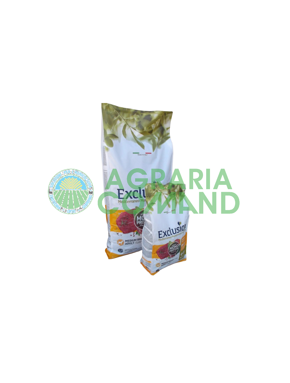 Croquetas Mediterráneo adulto Ternera Mediana Dorado