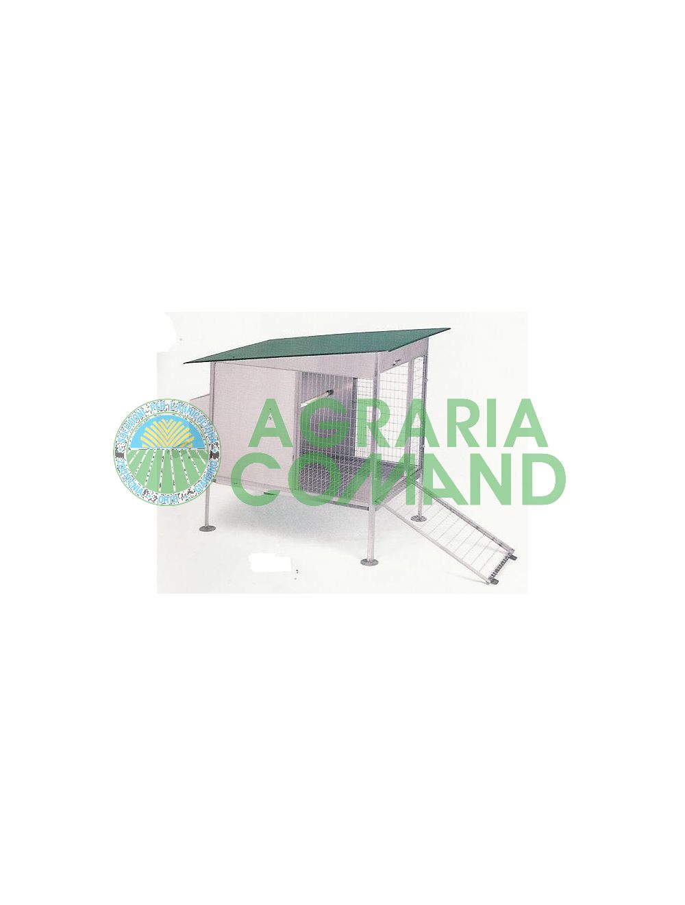 gallinero metálico modular