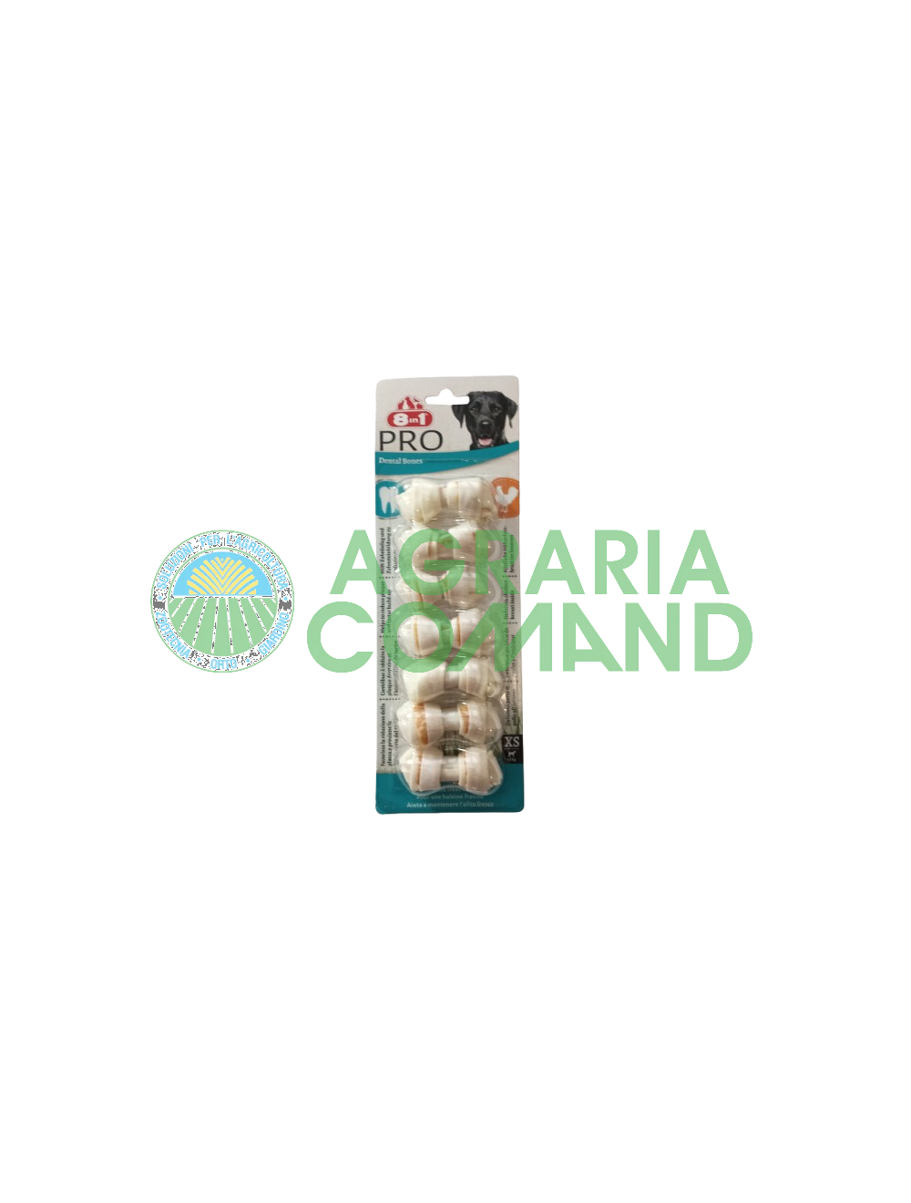 Pack de snacks para perros 8en1 Pro Dental Bone (Pequeño)