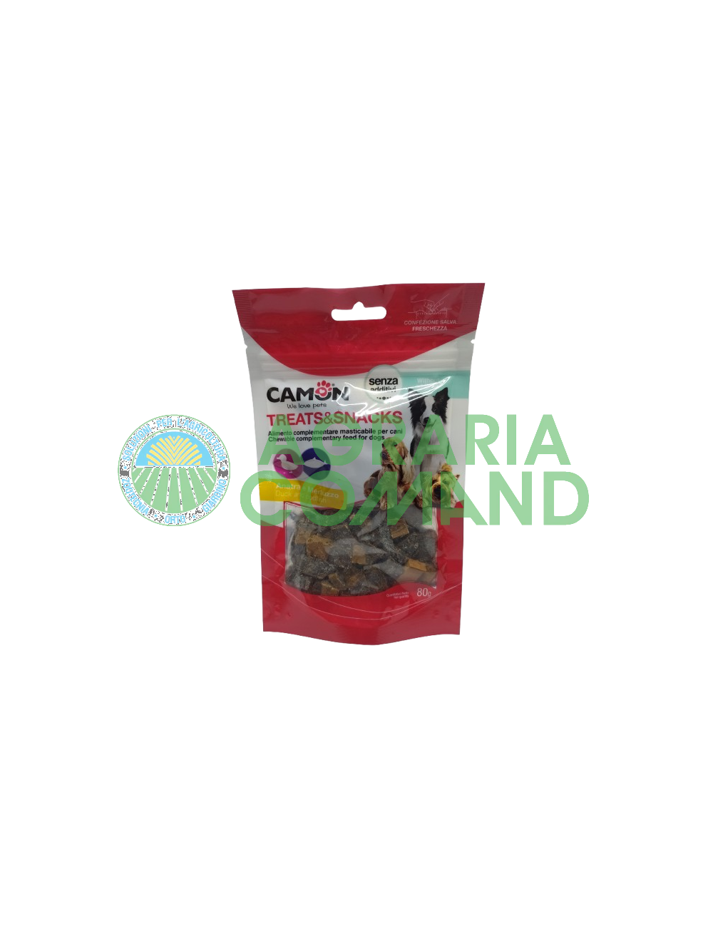Camon Treats & Snacks Pack Snacks de Pato y Bacalao para Perro