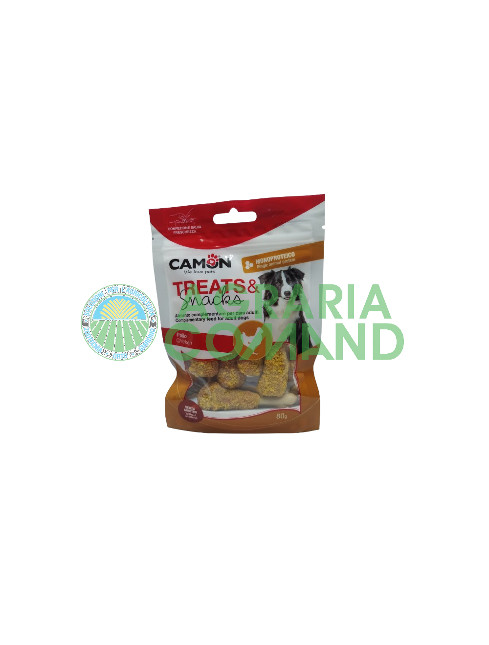 Pack de Golosinas y Snacks Camon para Perros con Pollo