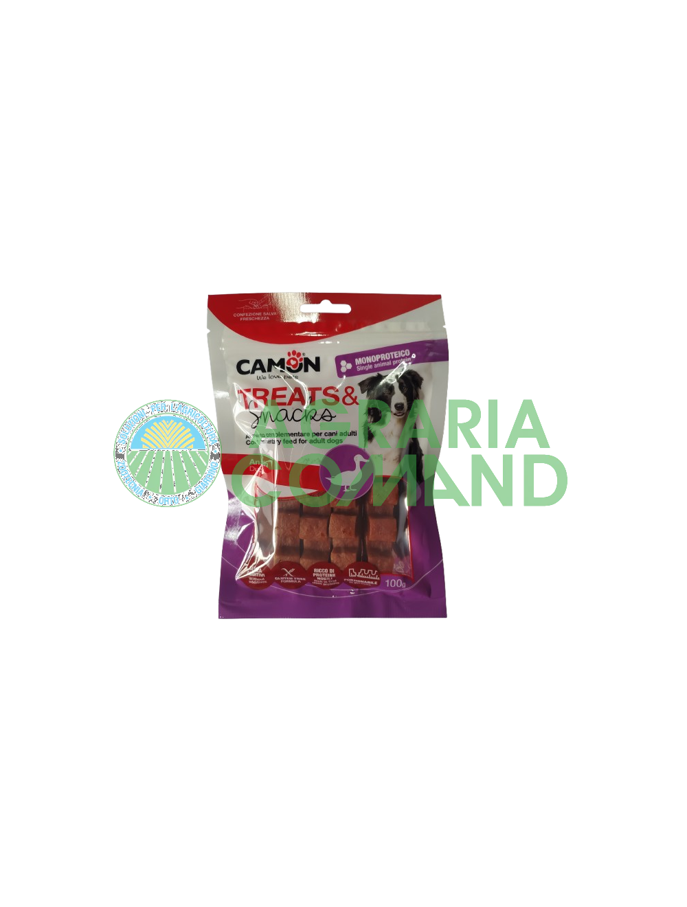 Camon Treats & Snacks Snacks de pato para perros