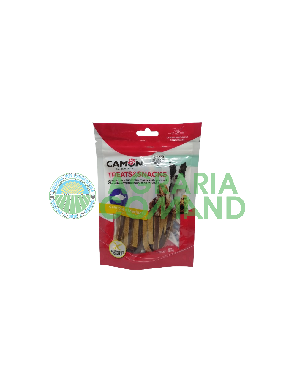 Camon Treats & Snacks Salmón y Bacalao pack de comida para perros