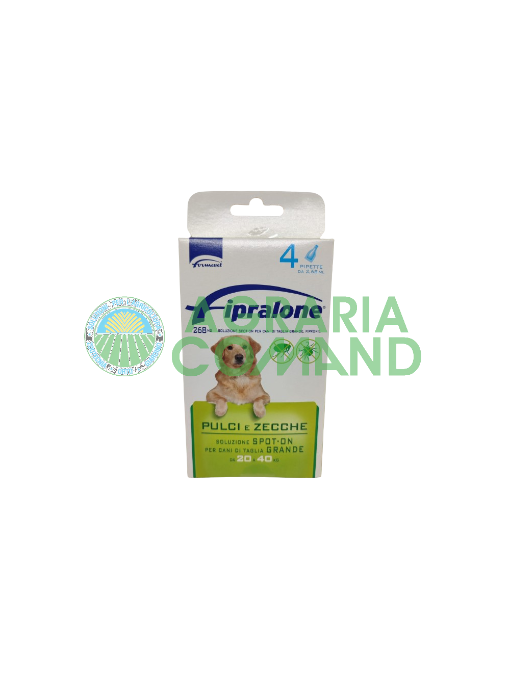 Fipralona 4 pipetas perro tamaño grande