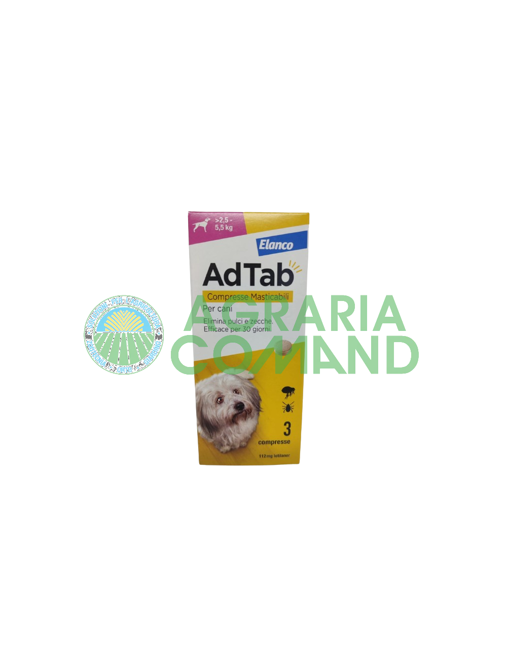 adtab 2,5-5,5 comprimidos masticables