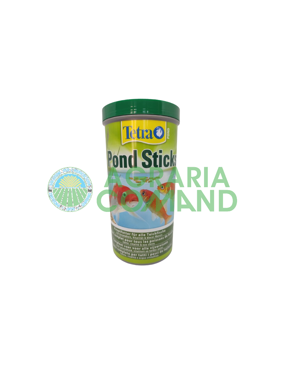 Palitos de comida para peces de estanque