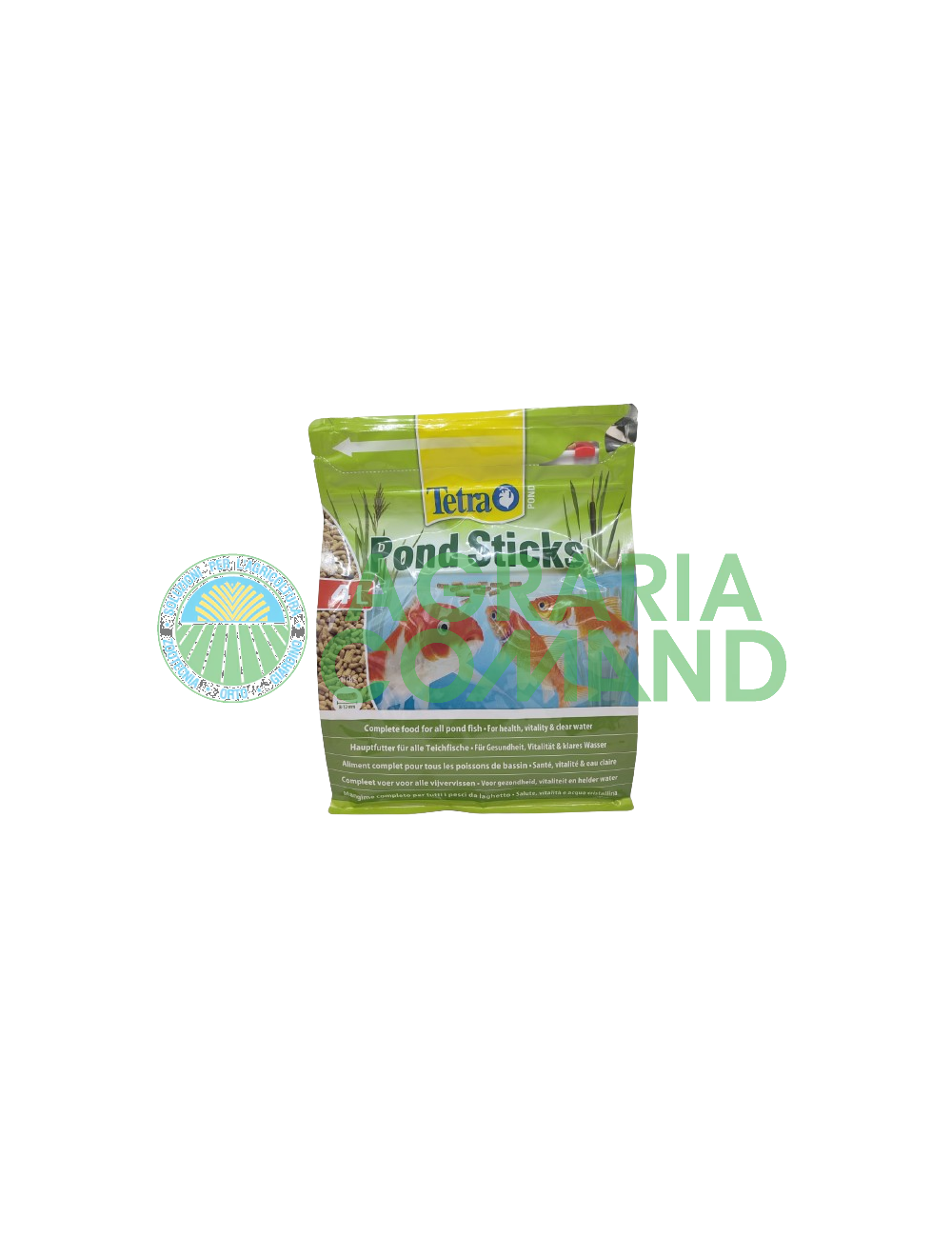 tetra pond sticks 4 litros peces koi y de estanque