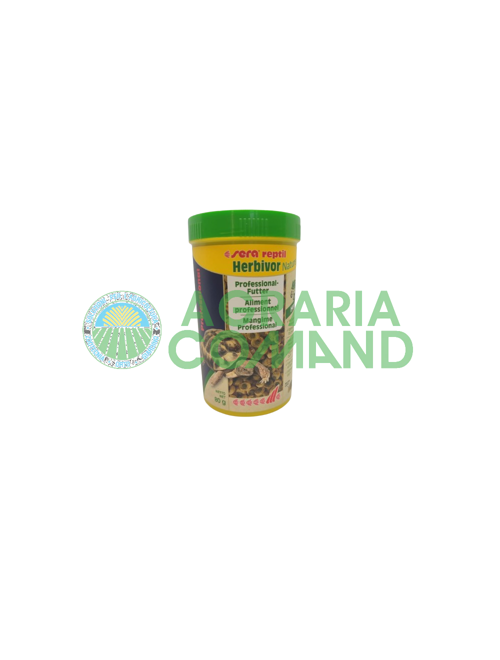 Sera Reptil alimento herbívoro para tortugas 80 g Sera Reptil alimento herbívoro para tortugas 80 g