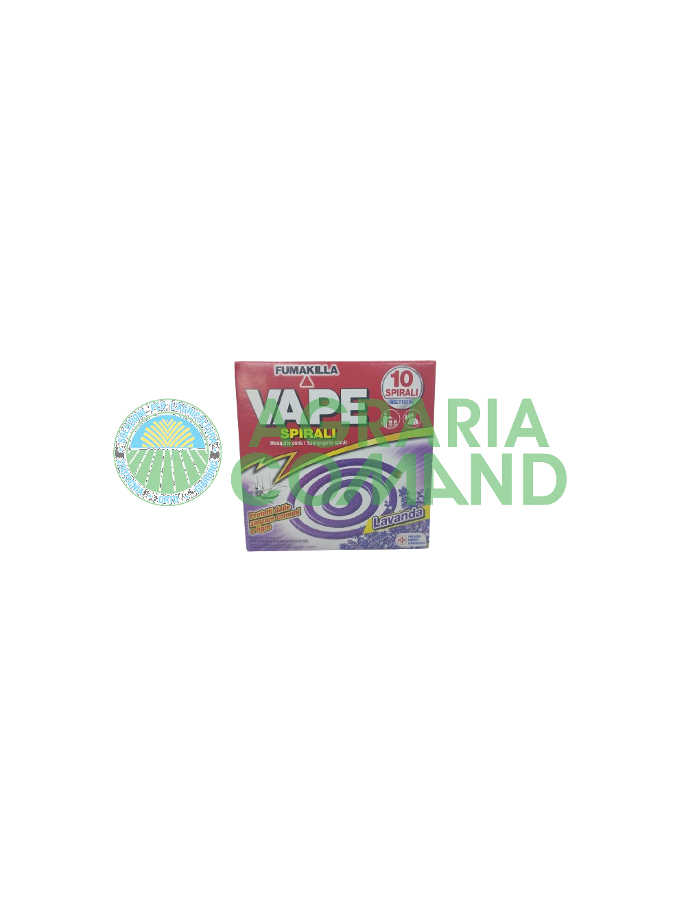 espirales para vapear lavanda 10 piezas